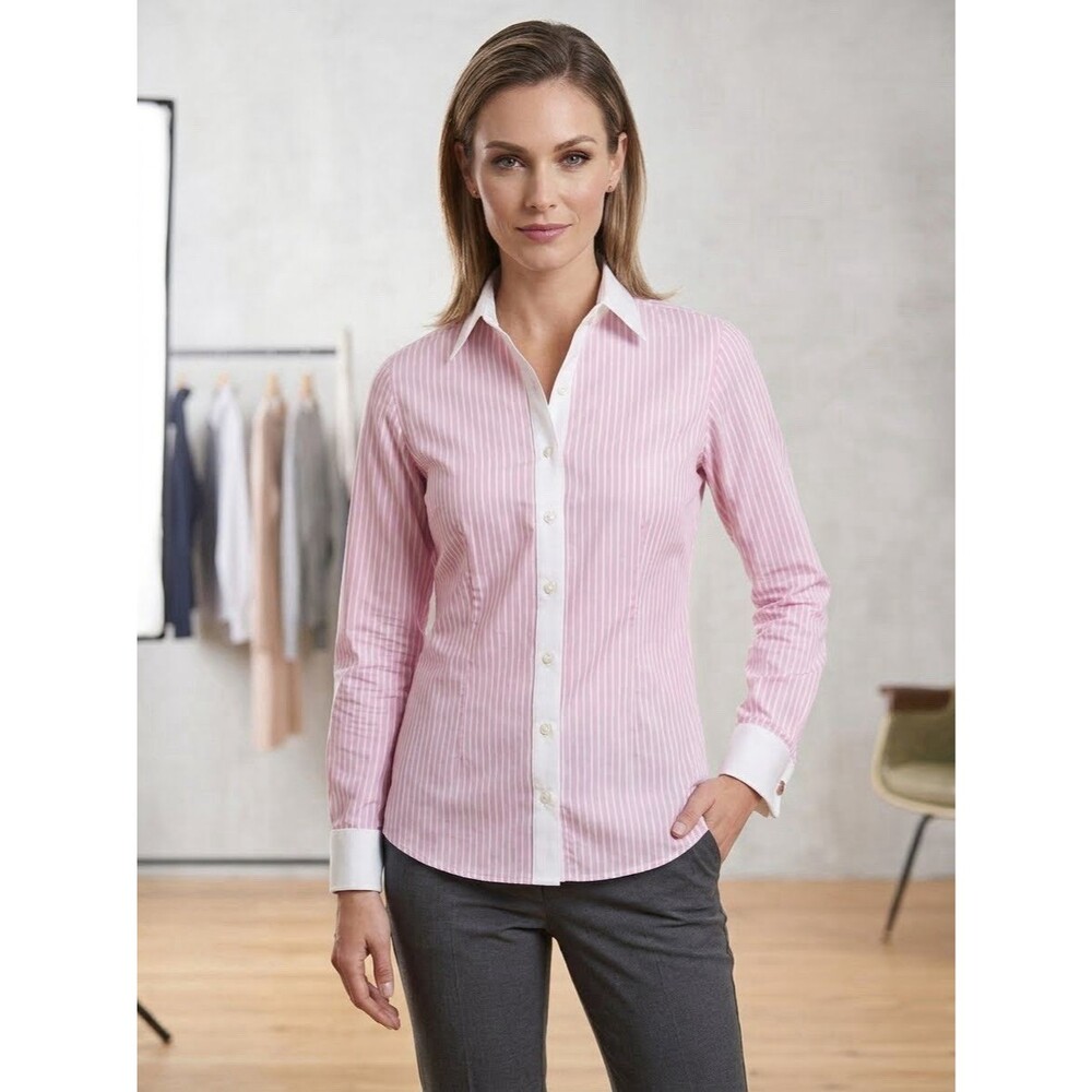 Brooks Brothers Women’s Pink Oxford Long Sleeve Shirt Size 12